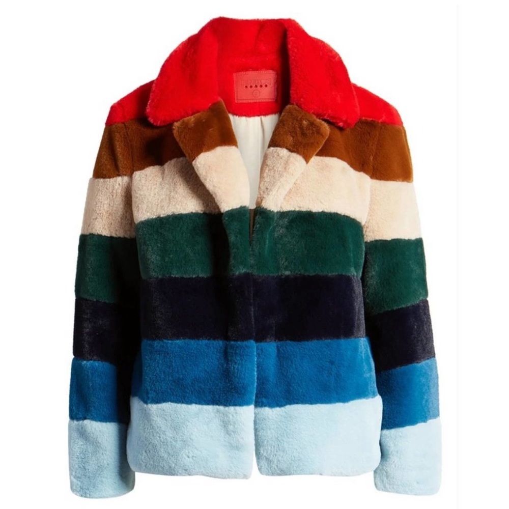 Blank NYC Rainbow Jacket in Excellent Condition Size Medium